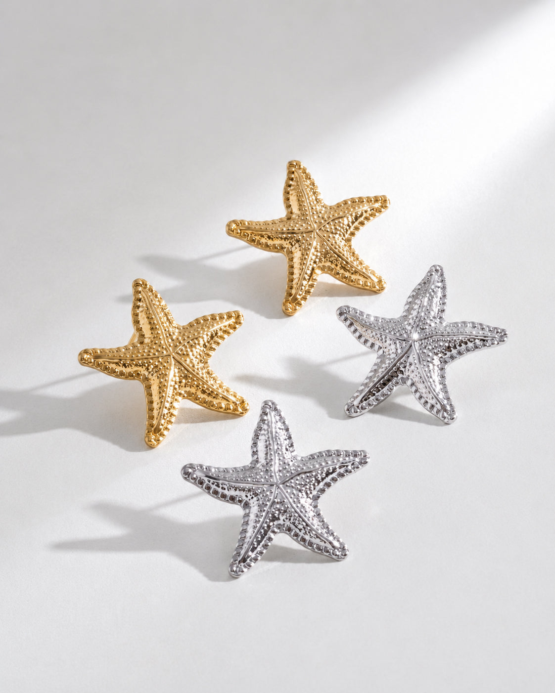 Brinco Estrela do Mar | Banho de Ouro 18k