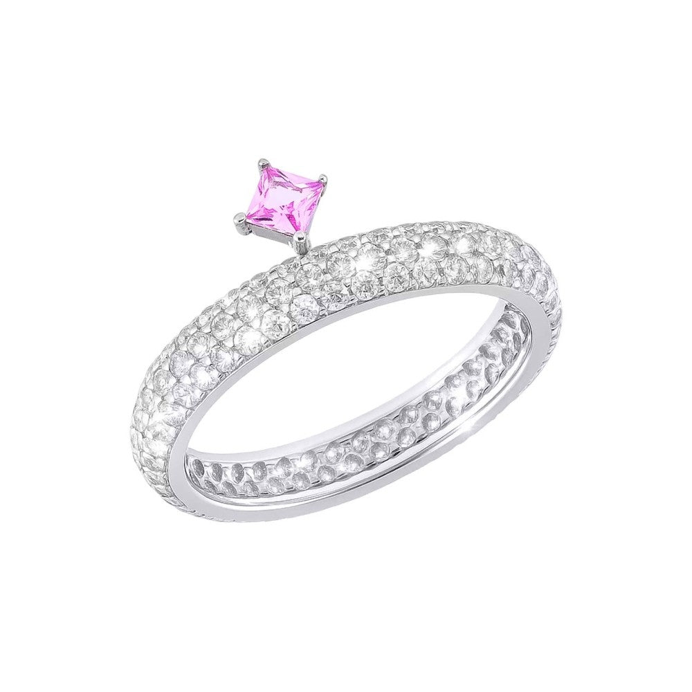 Anel Coroa Rosa
