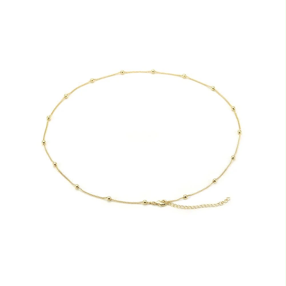 Colar Estelar com Esferas | Banho de Ouro 18k