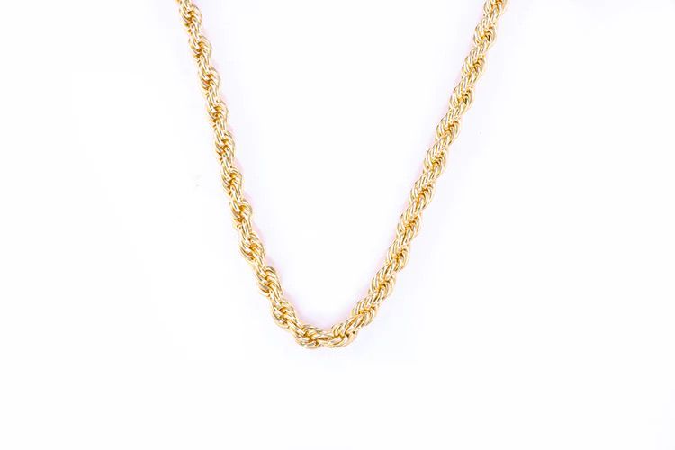 Colar Pingentes Retangulares | Banho Dourado