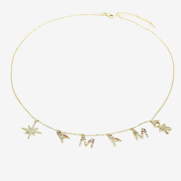 Colar Estrela Filho Mamãe | Ouro 18k
