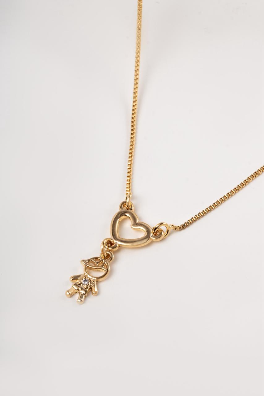 Colar 1 Filho | Banho de Ouro