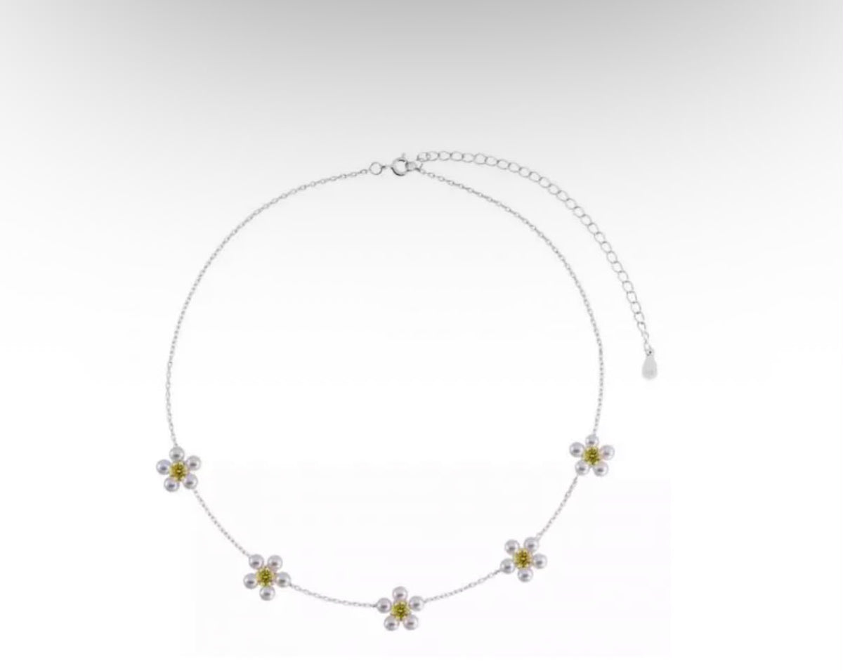Choker Flowers | Prata 925