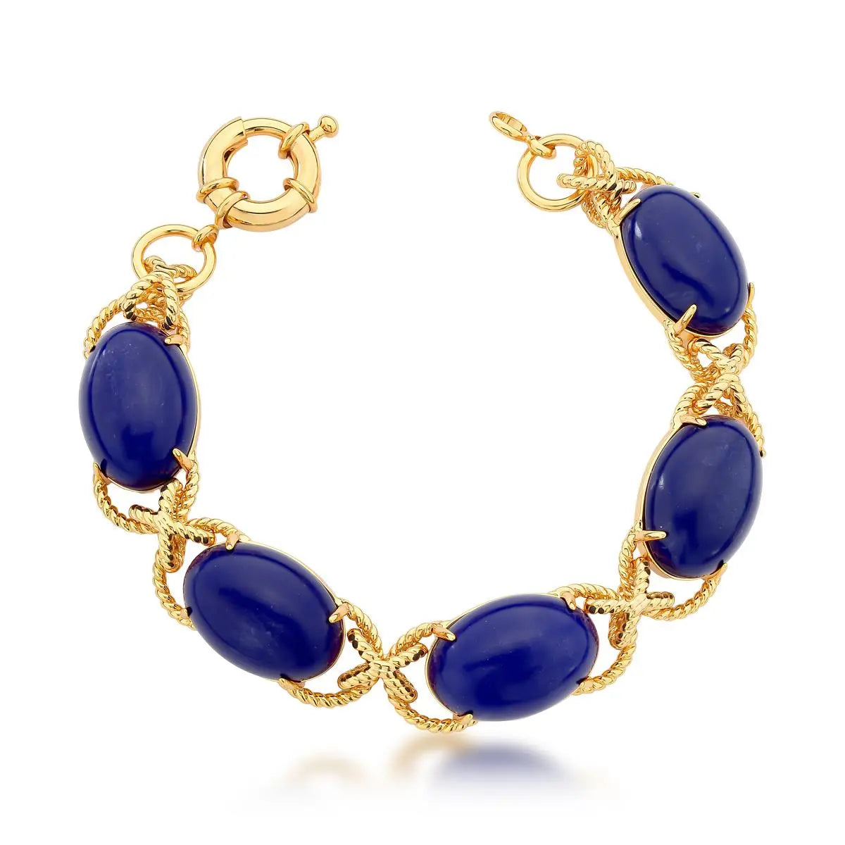 Conjunto Cristais Ovais | Ouro 18k