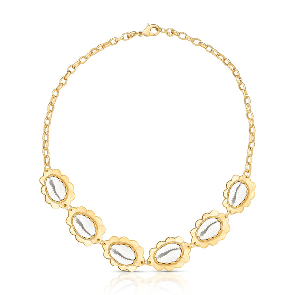 CHOKER COM PINGENTES DE BÚZIOS