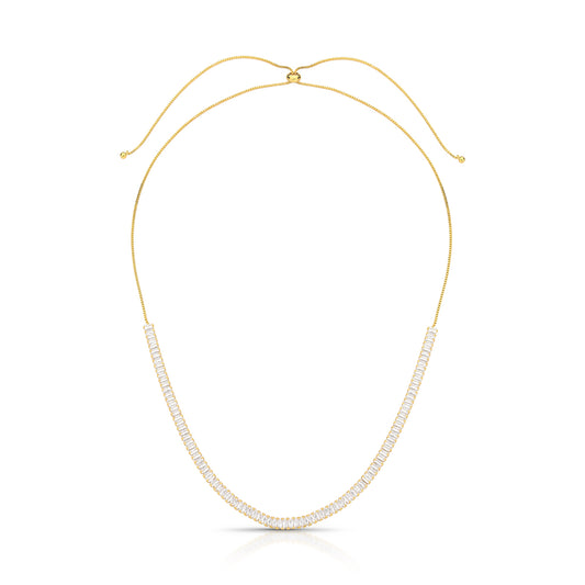 Colar Shambala Cristal Retangular | Ouro 18k