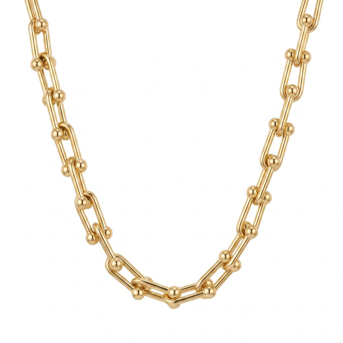 Colar Elos Inspiração | Banho de Ouro 18k