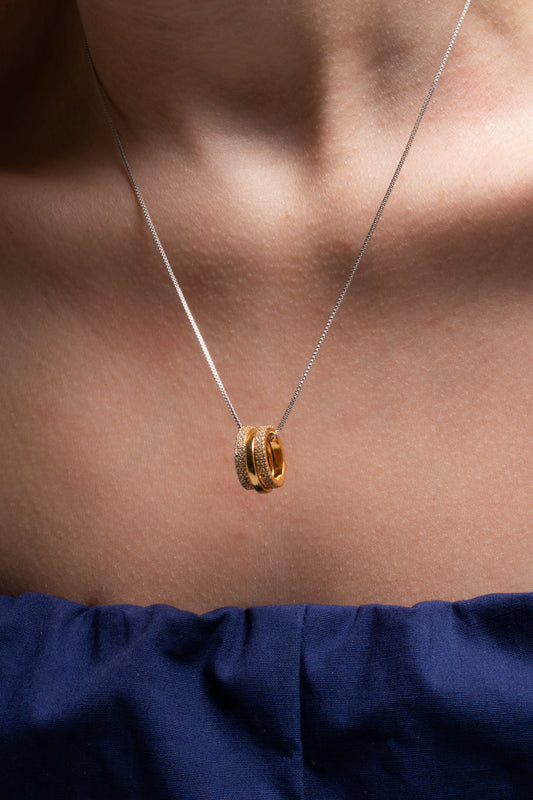 Colar Elo Infinito | Banho de Ouro 18k
