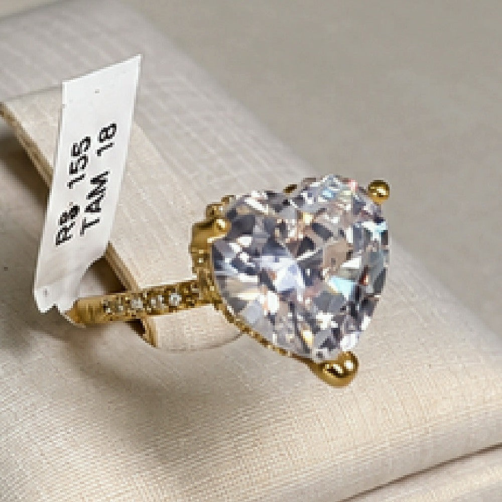 Anel Heart Cristal