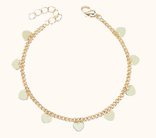 Colar Corações | Banho Dourado