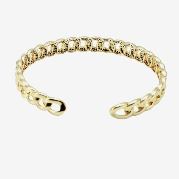 Pulseira Bracelete Elos | Prata 925