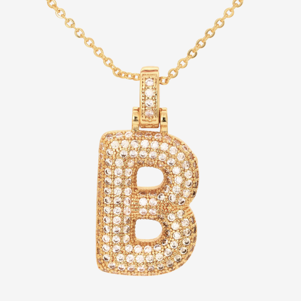 Colar com Iniciais Cravejadas – Escolha sua inicial