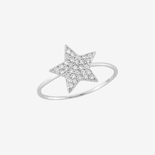 Anel Estrela Pavê Shine