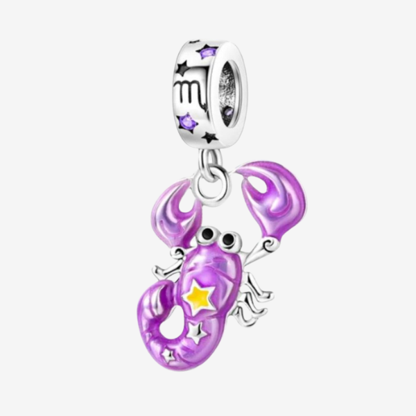 Berloque Prata Signo Câncer