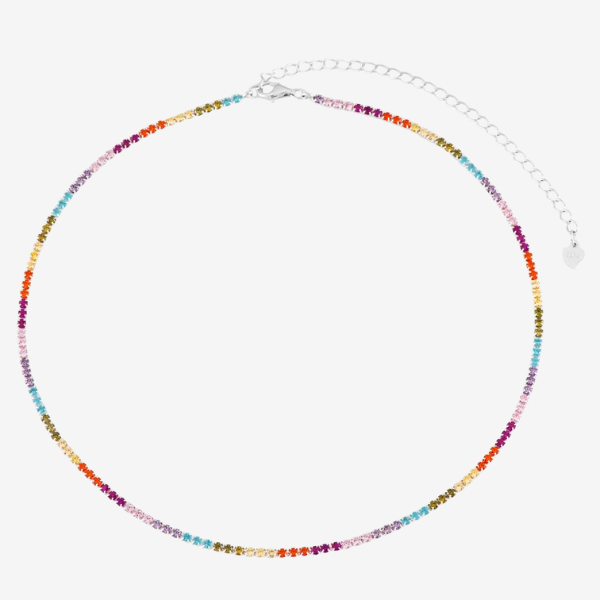 Colar Riviera Colorido | Ouro 18k