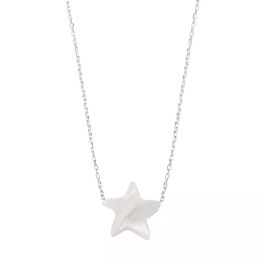 Colar Estrela Madrepérola | Prata 925