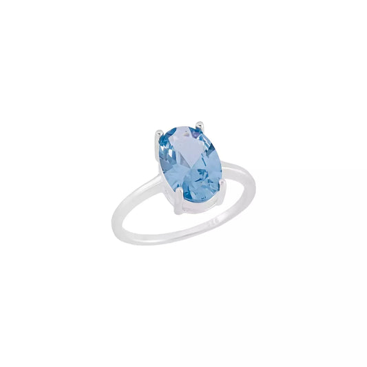 Anel Celebrating Aquamarine | Prata 925