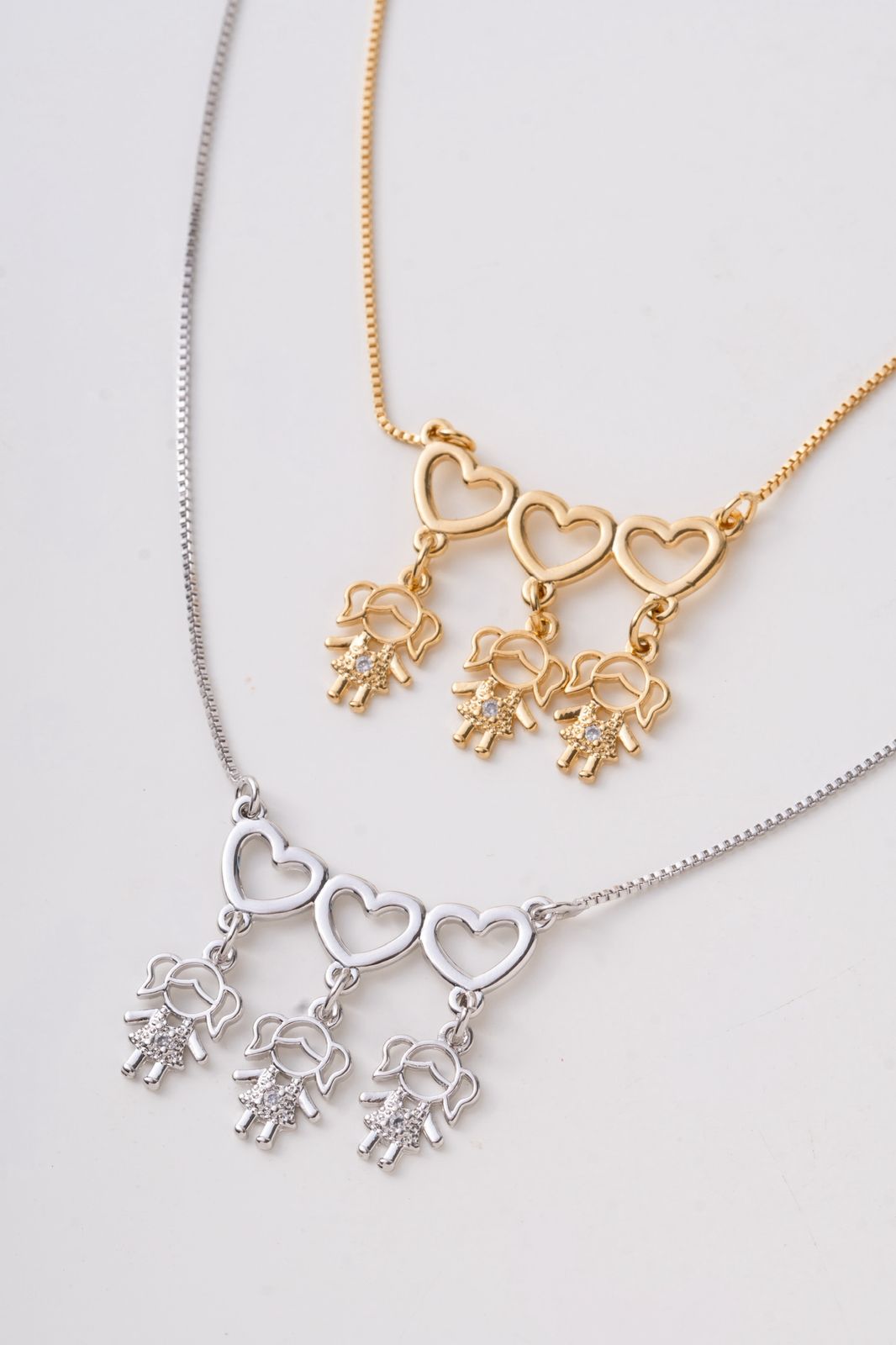 Colar 4 Filhas | Banho de Ouro