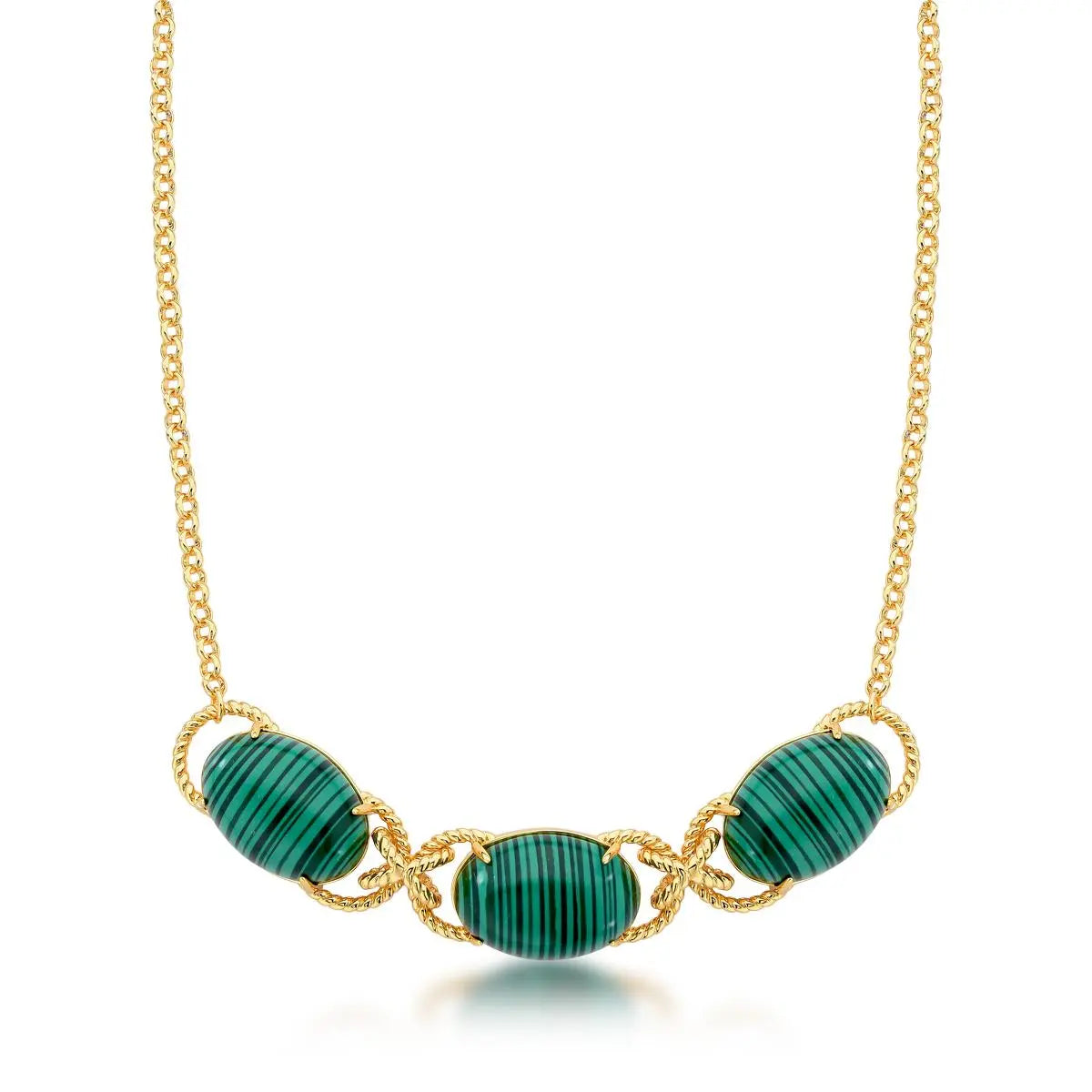 Conjunto Cristais Ovais Completo | Ouro 18k