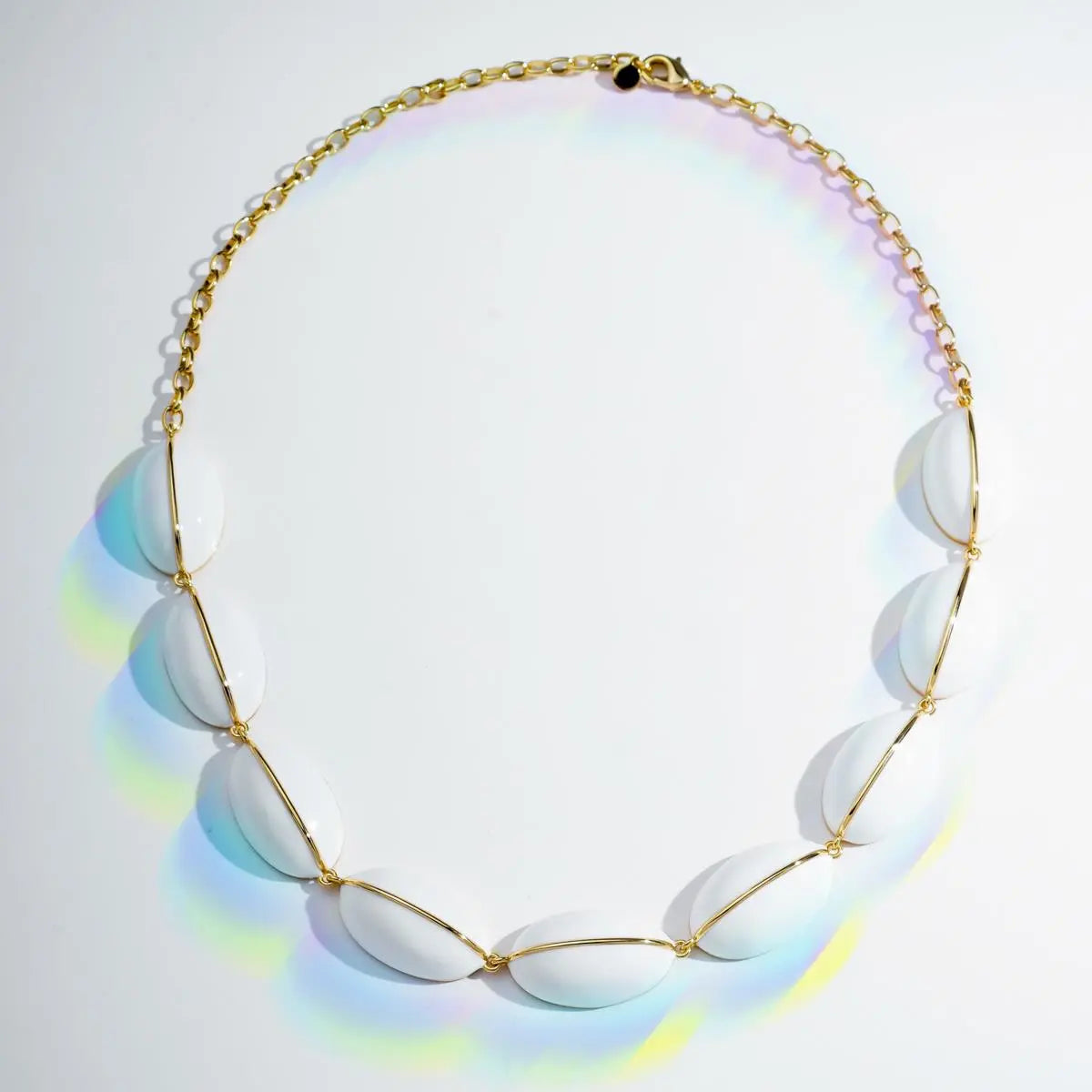 Conjunto Ovais Esmaltados | Ouro 18k