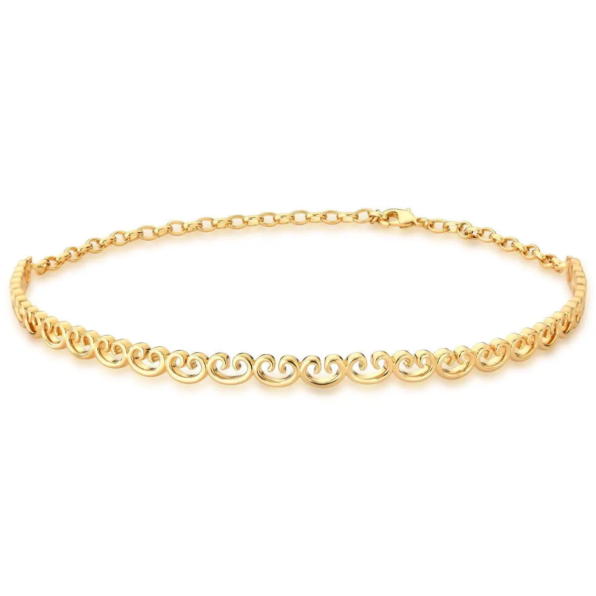 Choker Trabalhado Vazado | Ouro 18k