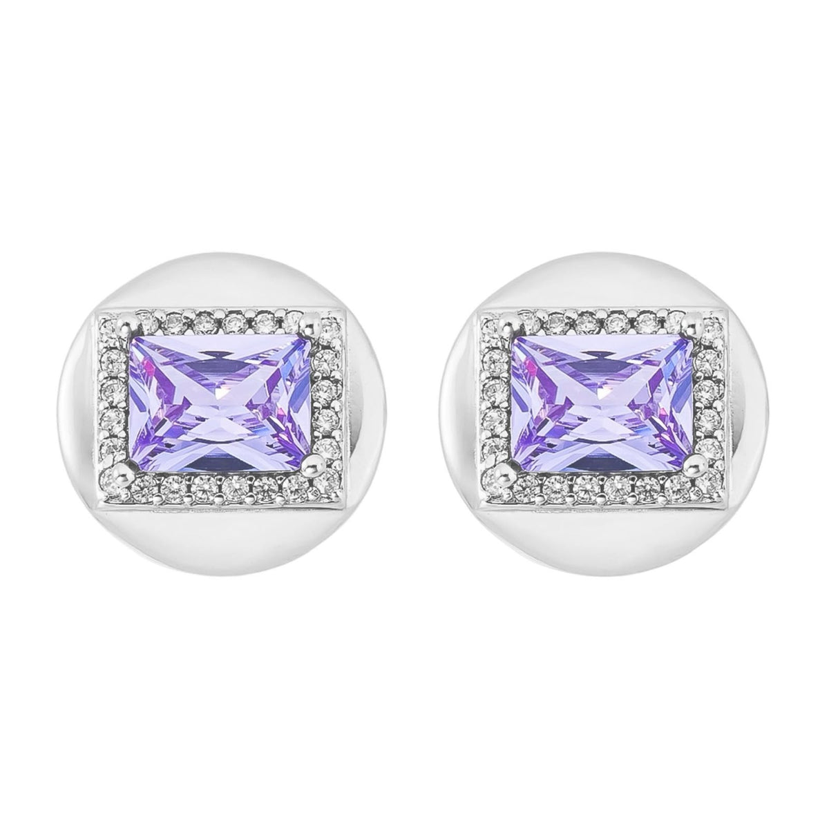 Brinco Fancy Lavanda | Prata 925