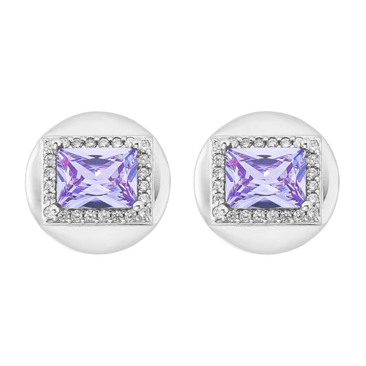 Brinco Fancy Lavanda | Prata 925