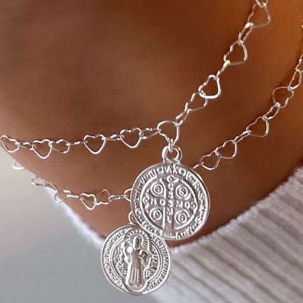 Pulseira Coração com pingente