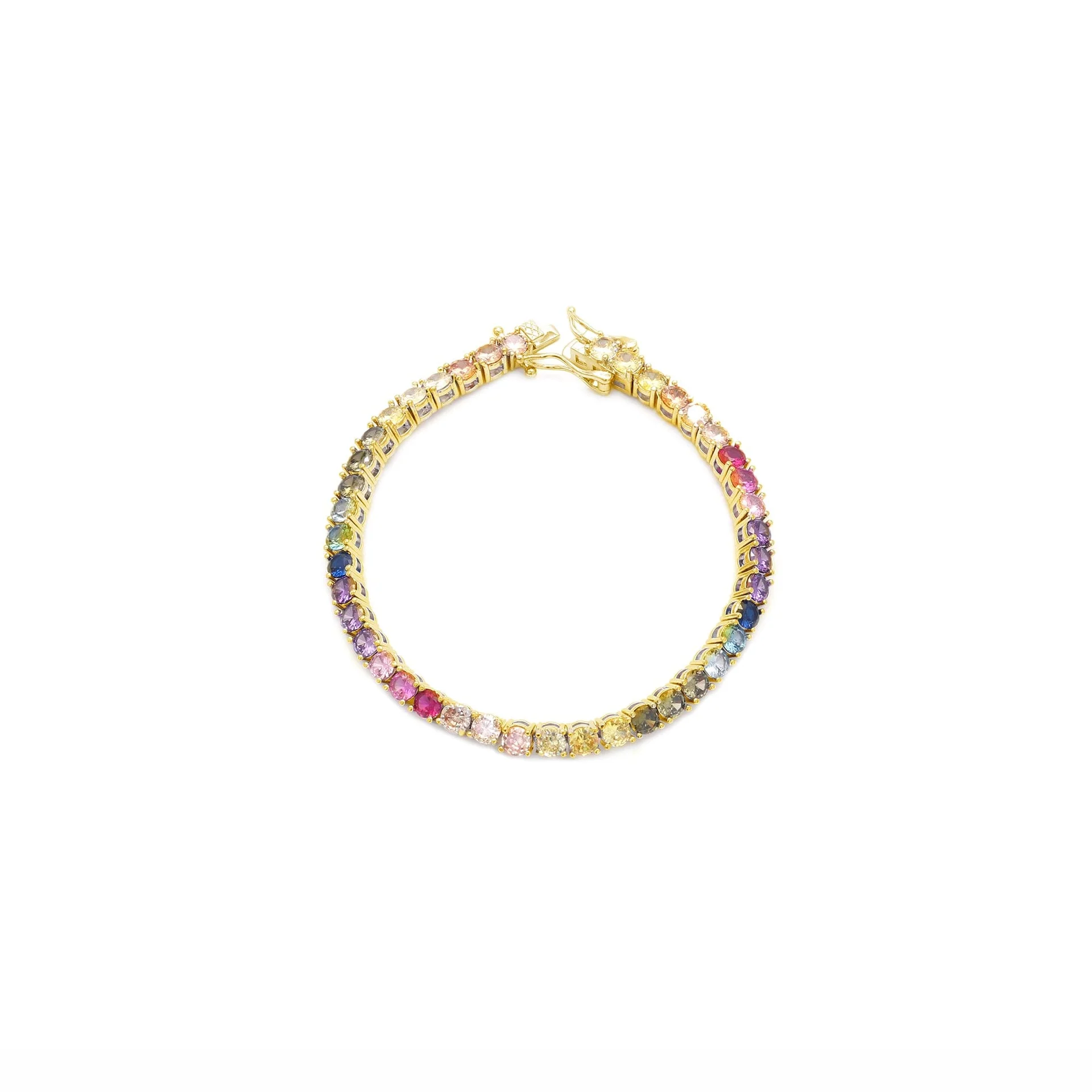 Pulseira Riviera Cravação Colorida