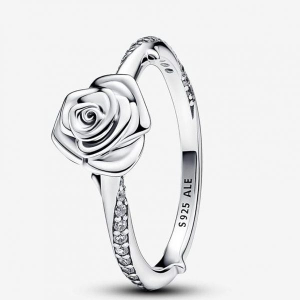 Anel Rosa em Prata 925