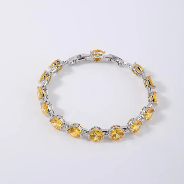 Pulseira riviera citrino
