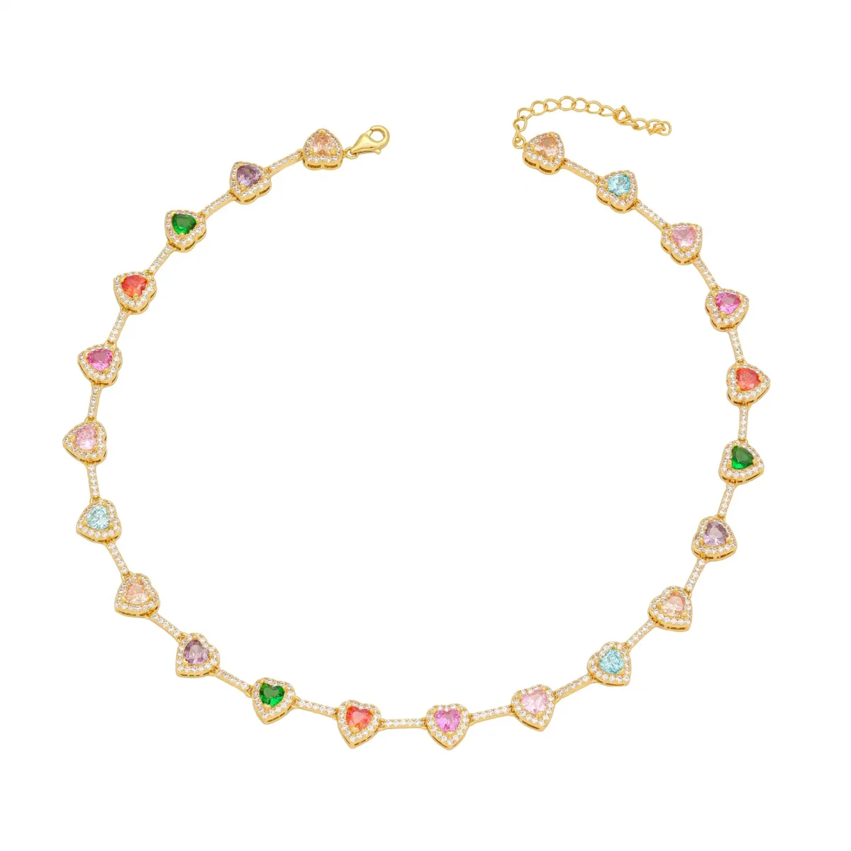 Colar chocker corações - Imagem 2