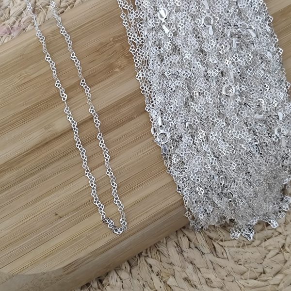 colar prata 925 mini corações
