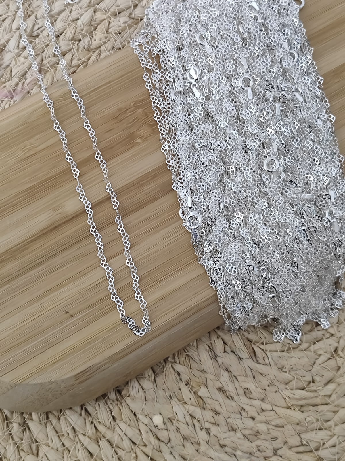 colar prata 925 mini corações