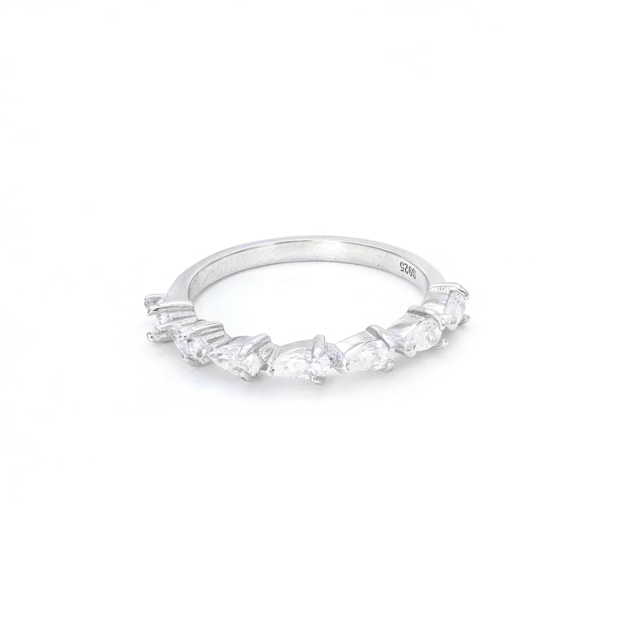 ANEL Ldrilhos Moissanite prata 925 - Imagem 3